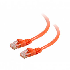 C2G Cat6 Booted Unshielded (UTP) Network Patch Cable - Patch cable - RJ-45 (M) to RJ-45 (M) - 50 cm - UTP - CAT 6 - molded, snagless, stranded - orange